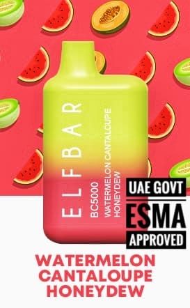 Elf Bar BC5000 Disposable Vape Kit 5000 Puffs Watermelon cantaloupe